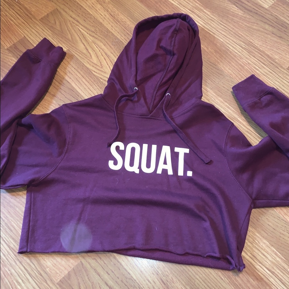 Cropped hoodie